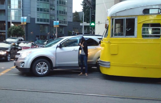 Photo: Woman Tried Left Turn From Right Lane, Hit The F-Market