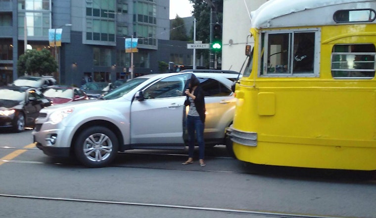 Photo: Woman Tried Left Turn From Right Lane, Hit The F-Market