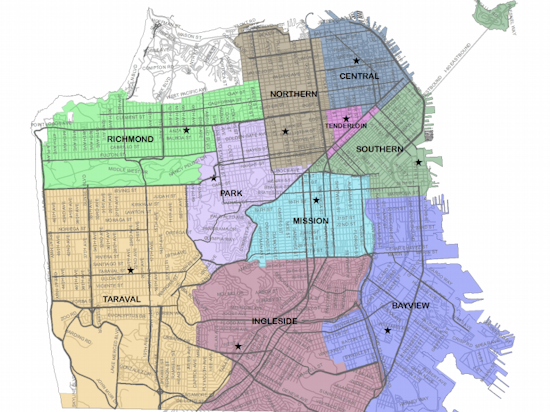 Citywide SFPD Redistricting To Take Effect Sunday