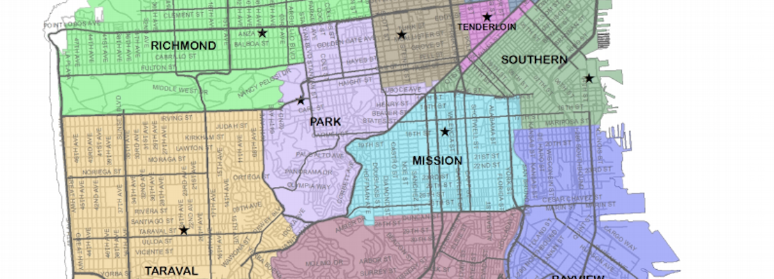 Citywide SFPD Redistricting To Take Effect Sunday