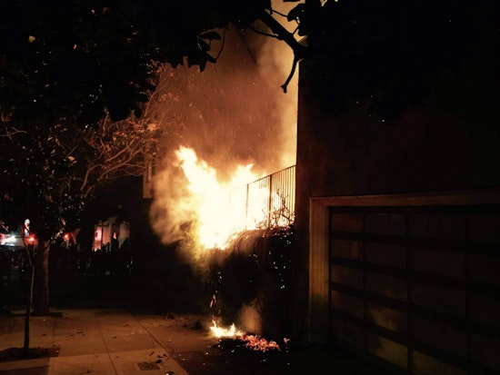 Fire At 260 Castro St. Last Night