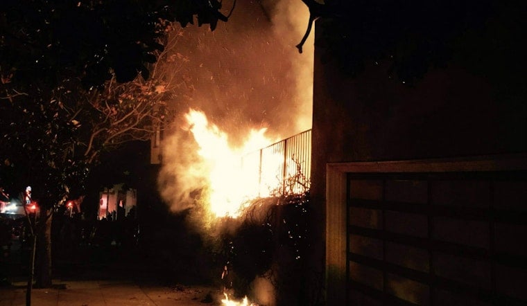 Fire At 260 Castro St. Last Night