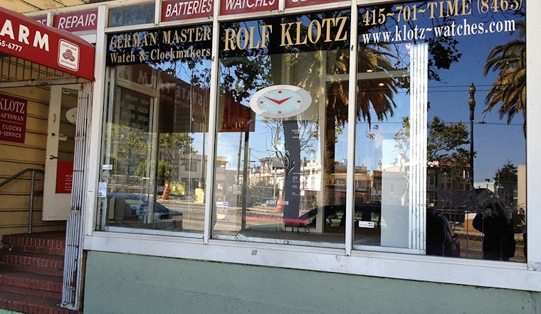 Klotz Watches & Clocks To Close Castro Shop This Week