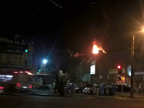 No One Hurt In Early Morning Roof Deck Fire On Union