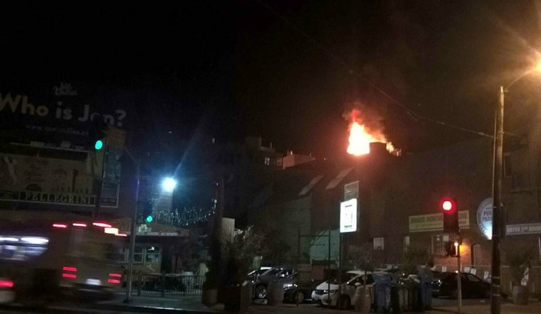 No One Hurt In Early Morning Roof Deck Fire On Union