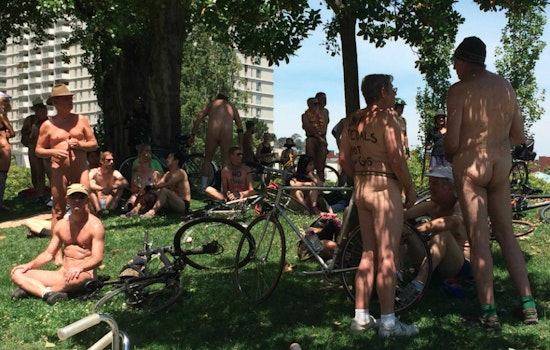 Brace For Bicyclists In The Buff Today