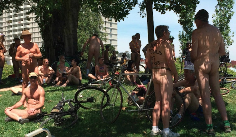 Brace For Bicyclists In The Buff Today