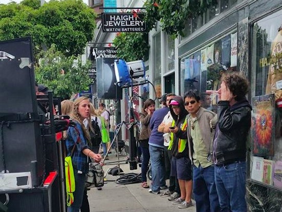 Italian Coming-Of-Age Movie Filming On Haight Street Today
