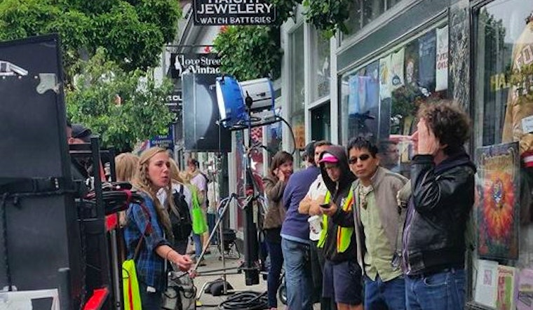 Italian Coming-Of-Age Movie Filming On Haight Street Today