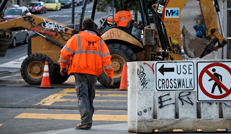 Prepare For Water Main Construction On McAllister, Grove And Fulton