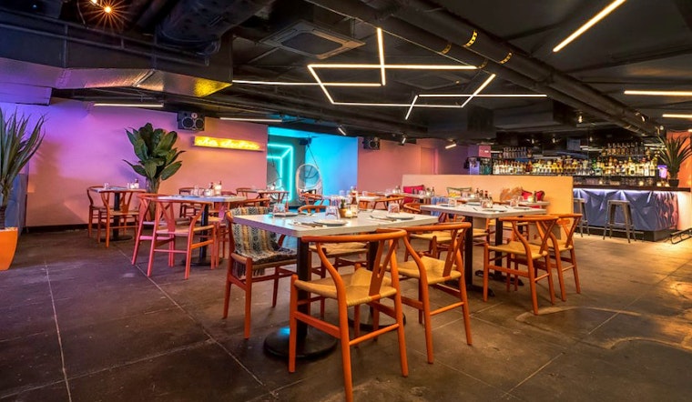 Neon-lit Mexican spot Taco Electrico debuts in Union Square