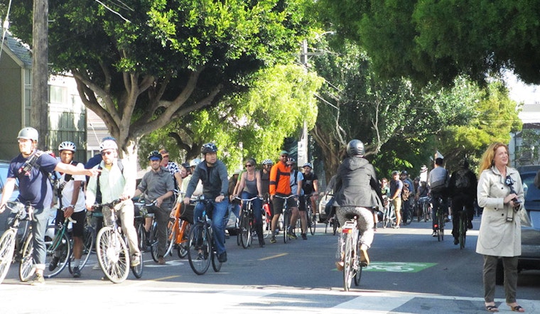 Photo: Bicyclists Stage 'Stop-In' On The Wiggle