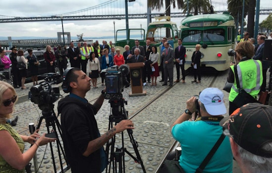 Bigwigs, Neighbors Gather For Ceremony To Launch E-line