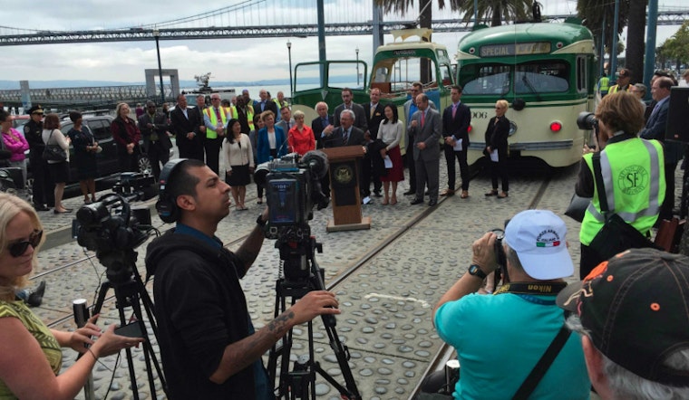 Bigwigs, Neighbors Gather For Ceremony To Launch E-line