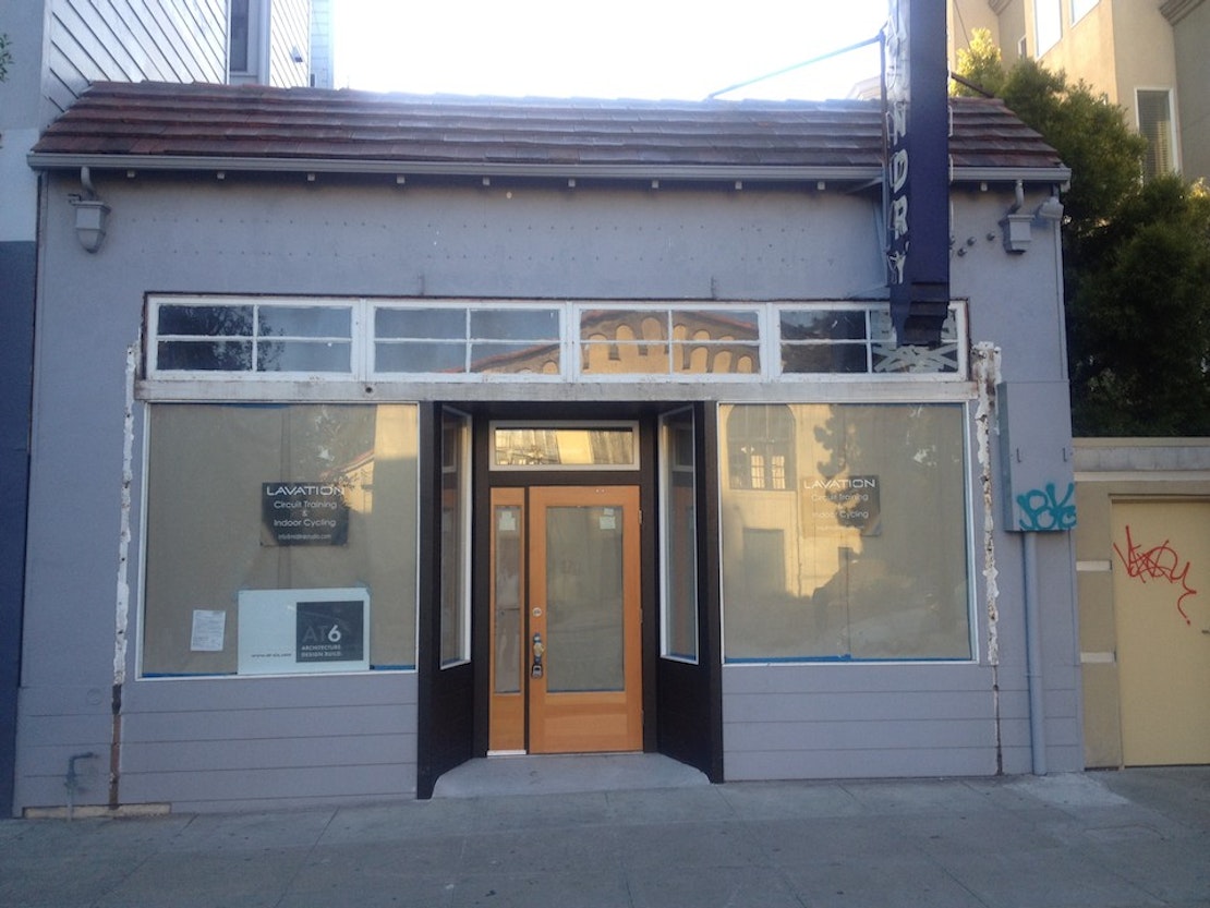 Photo: Lavation Fitness Studio Taking Shape On Stanyan