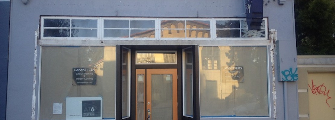 Photo: Lavation Fitness Studio Taking Shape On Stanyan