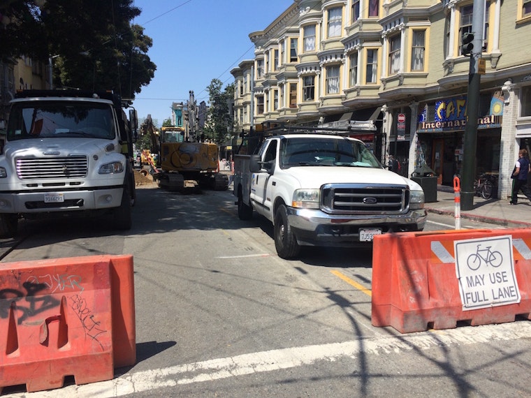 Photo: Lower Haight Street Construction Continues