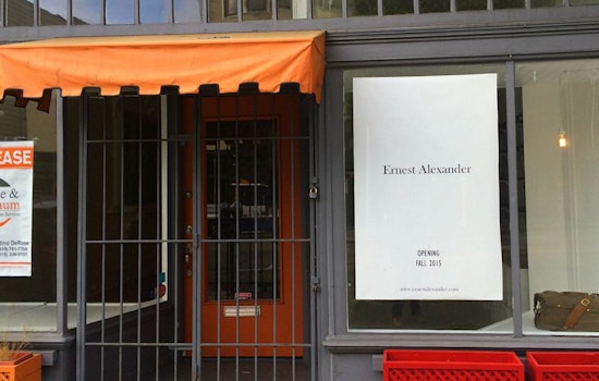 Men's Fashion Brand Ernest Alexander To Open Hayes Street Store