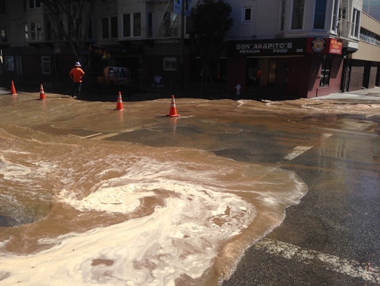 Photo: Gough Street Flooded At Page