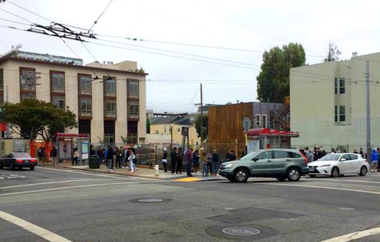 Kanye West Sneaker Raffle Draws Huge Line Along Hayes Street