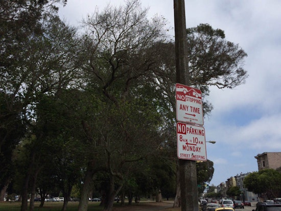 FYI: Towing Starts Tomorrow In Temporary Oak Street No-Parking Zone