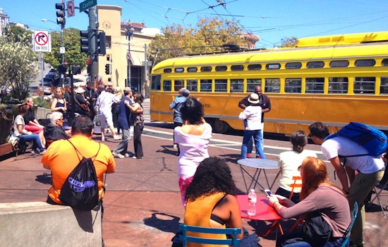Photo: Weekend Swing Dancing And Music At Jane Warner Plaza