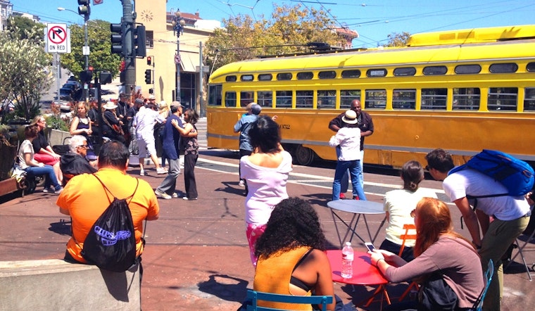 Photo: Weekend Swing Dancing And Music At Jane Warner Plaza