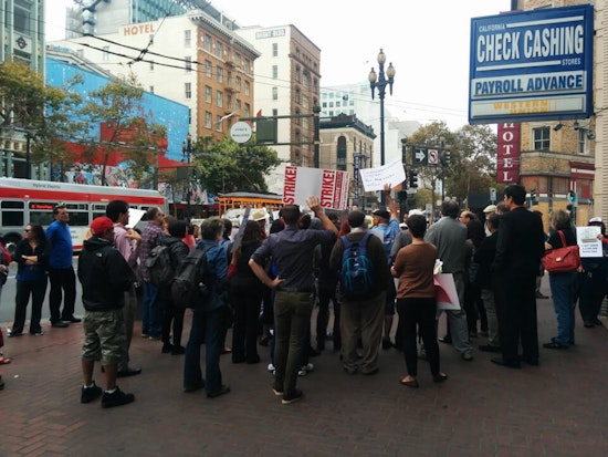 Hospitality Workers, Immigration Advocates Protest Future Luxury Hotel