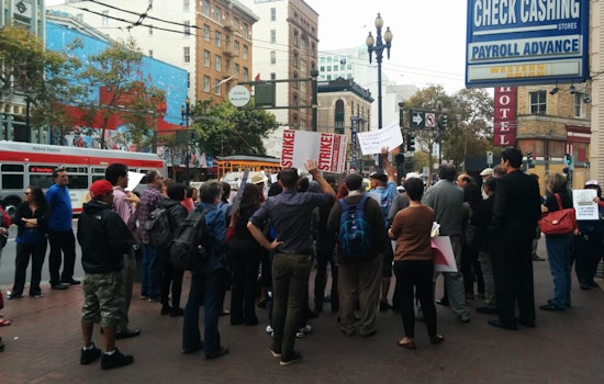 Hospitality Workers, Immigration Advocates Protest Future Luxury Hotel