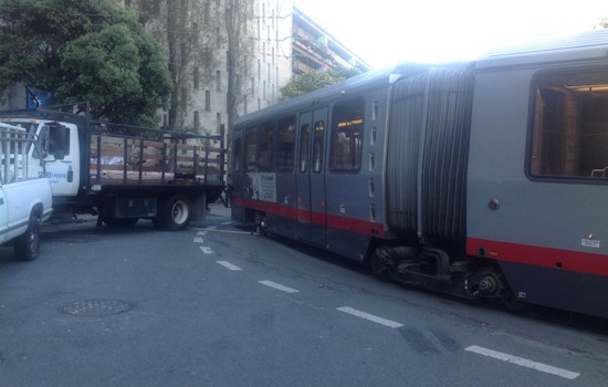 N-Judah Running Shuttles After Collision With Truck Outside UCSF