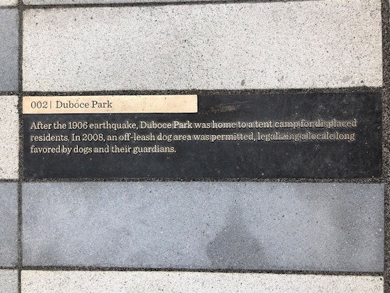 New sidewalks with history plaques arrive in Lower Haight