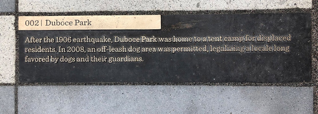 New sidewalks with history plaques arrive in Lower Haight
