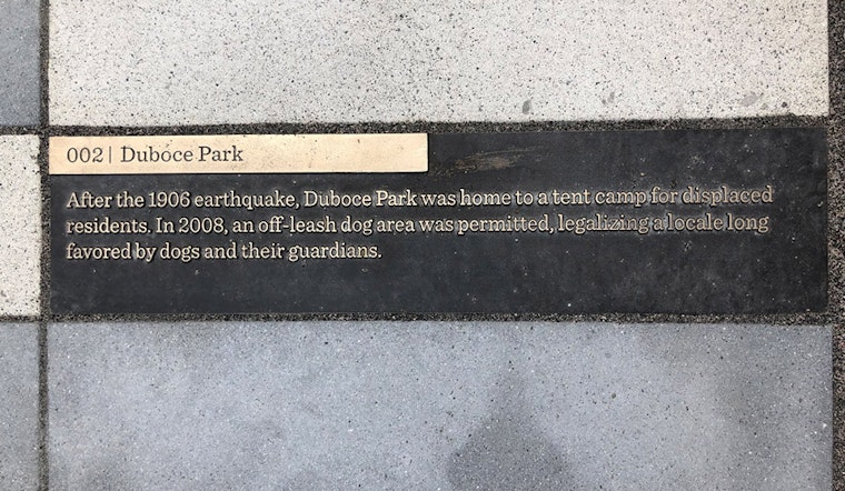 New sidewalks with history plaques arrive in Lower Haight