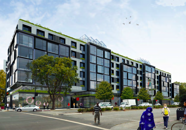 204-unit residential building with Whole Foods store on the way to 51st & Telegraph