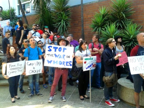 Sex Workers And Supporters Rally In Response To Rentboy.com Raid
