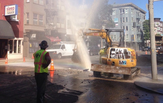 Photo: Yet Another Water Line Rupture On Gough