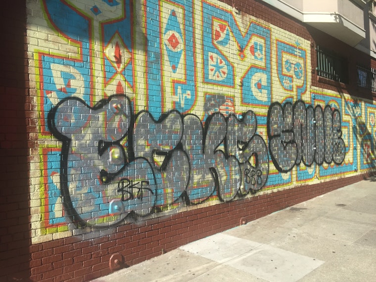 Photo: Brian Barneclo's Rare Device Mural Vandalized