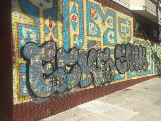 Photo: Brian Barneclo's Rare Device Mural Vandalized