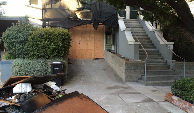Garage Fire Breaks Out Overnight At 75 Pierce