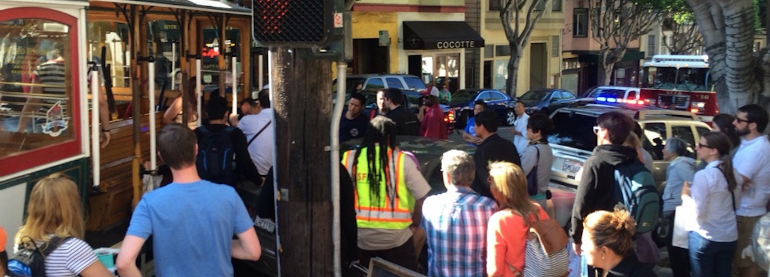 Hyde Street Cable Car Hits Parked Car, Injures Passenger