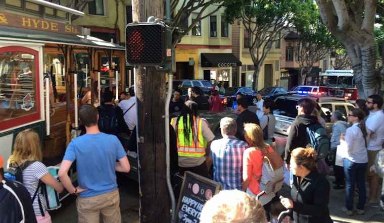 Hyde Street Cable Car Hits Parked Car, Injures Passenger