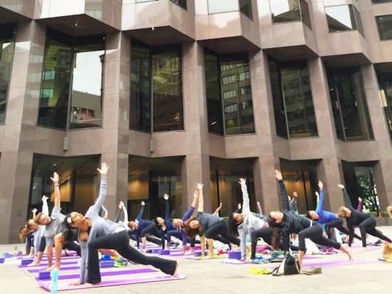 The Bay Club FiDi Hosting Free Yoga Saturdays