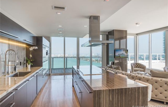 What's the most expensive residential rental available in Miami?