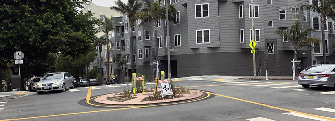 After neighbor complaints, SFMTA to remove recently installed traffic circle near Alamo Square