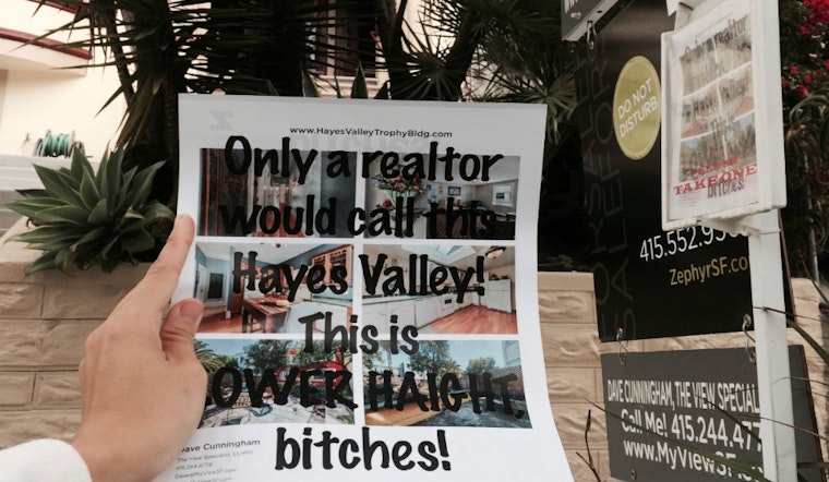 Hacked Brochure Takes Issue With Realtor's Hayes Valley/Lower Haight Definition
