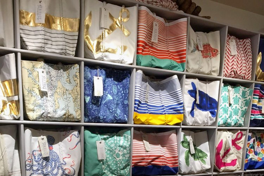 Sea Bags brings totes made from recycled sails to new shop in