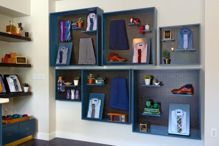 The Tie Bar debuts in Logan Square with men's clothing and accessories