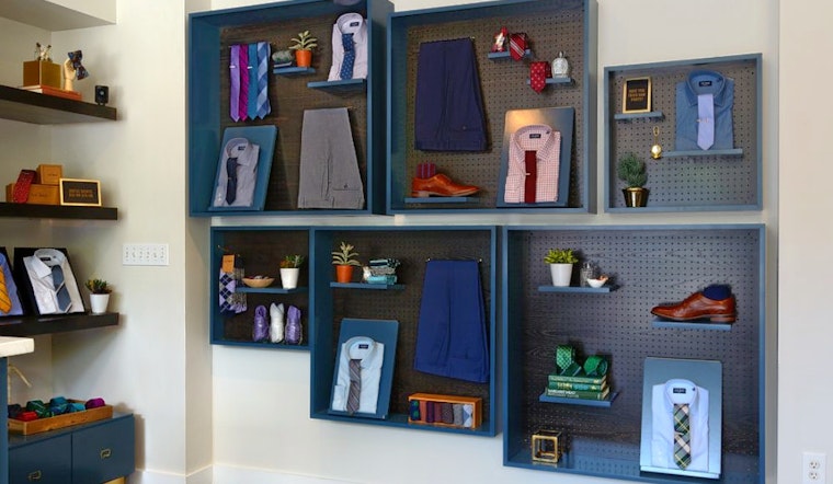 The Tie Bar debuts in Logan Square with men's clothing and accessories