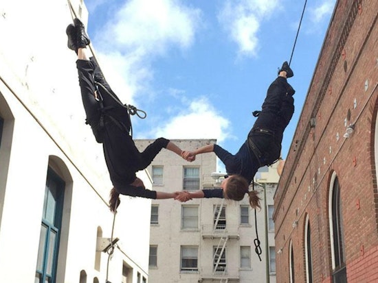 Aerial Dance Performances Begin in Continuum Alley Tonight