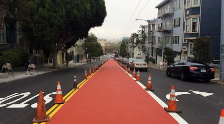 Checking In On Lower Haight Street's Muni-Only Lanes